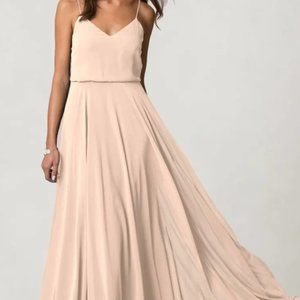 Jenny Yoo Inesse Dress Size 8 in Soft Blush (Pink)